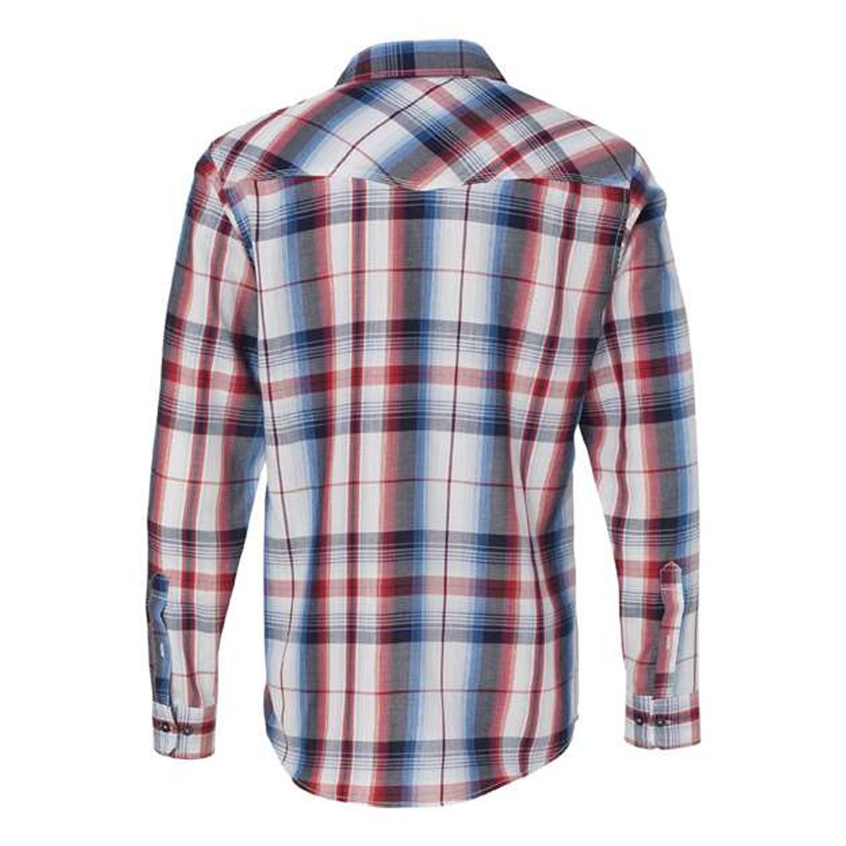 BURNSIDE MEN'S LONG SLEEVE PLAID DRESS SHIRT