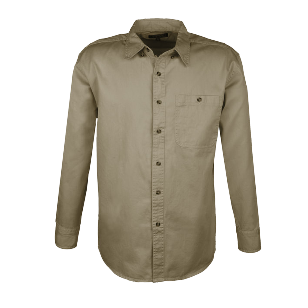 TEXX CANADA MEN'S LONG SLEEVE 100% COTTON TWILL SHIRT