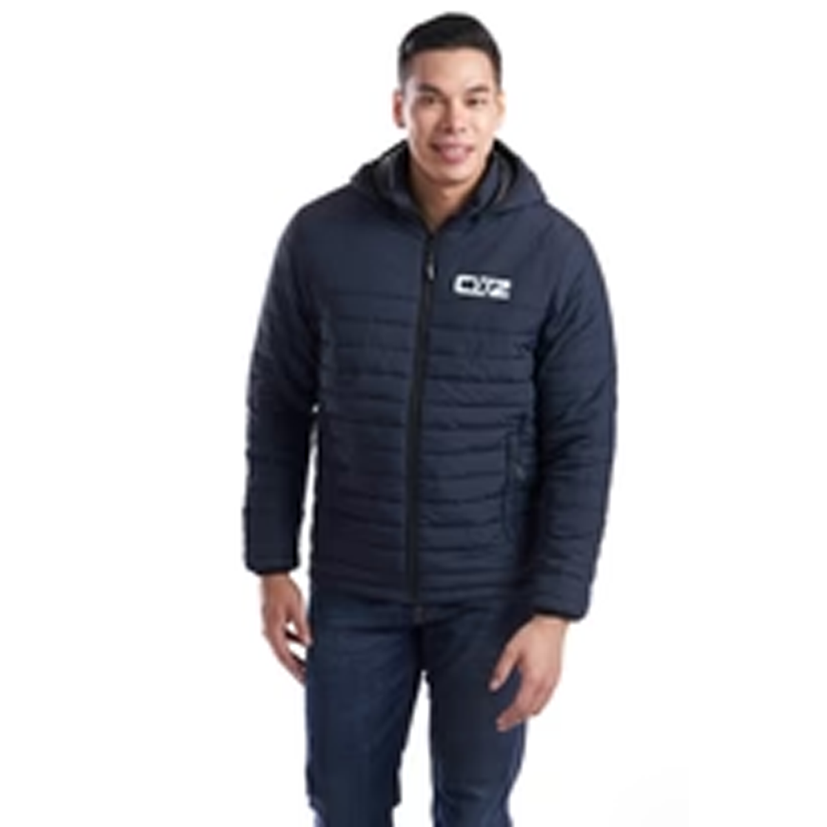 CANADA SPORTSWEAR CANYON MEN'S PUFFY JACKET WITH DETACHABLE HOOD
