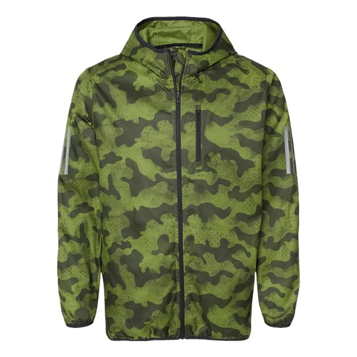 ADIDAS ADULT FUL-ZIP WINDBREAKER HOODIE