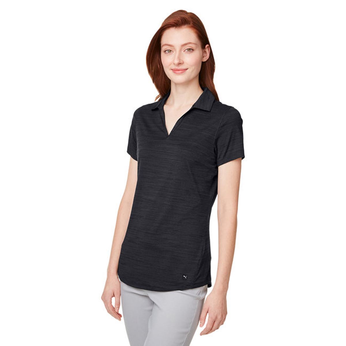 PUMA GOLF LADIES CLOUDSPUN FREE V-NECK POLO