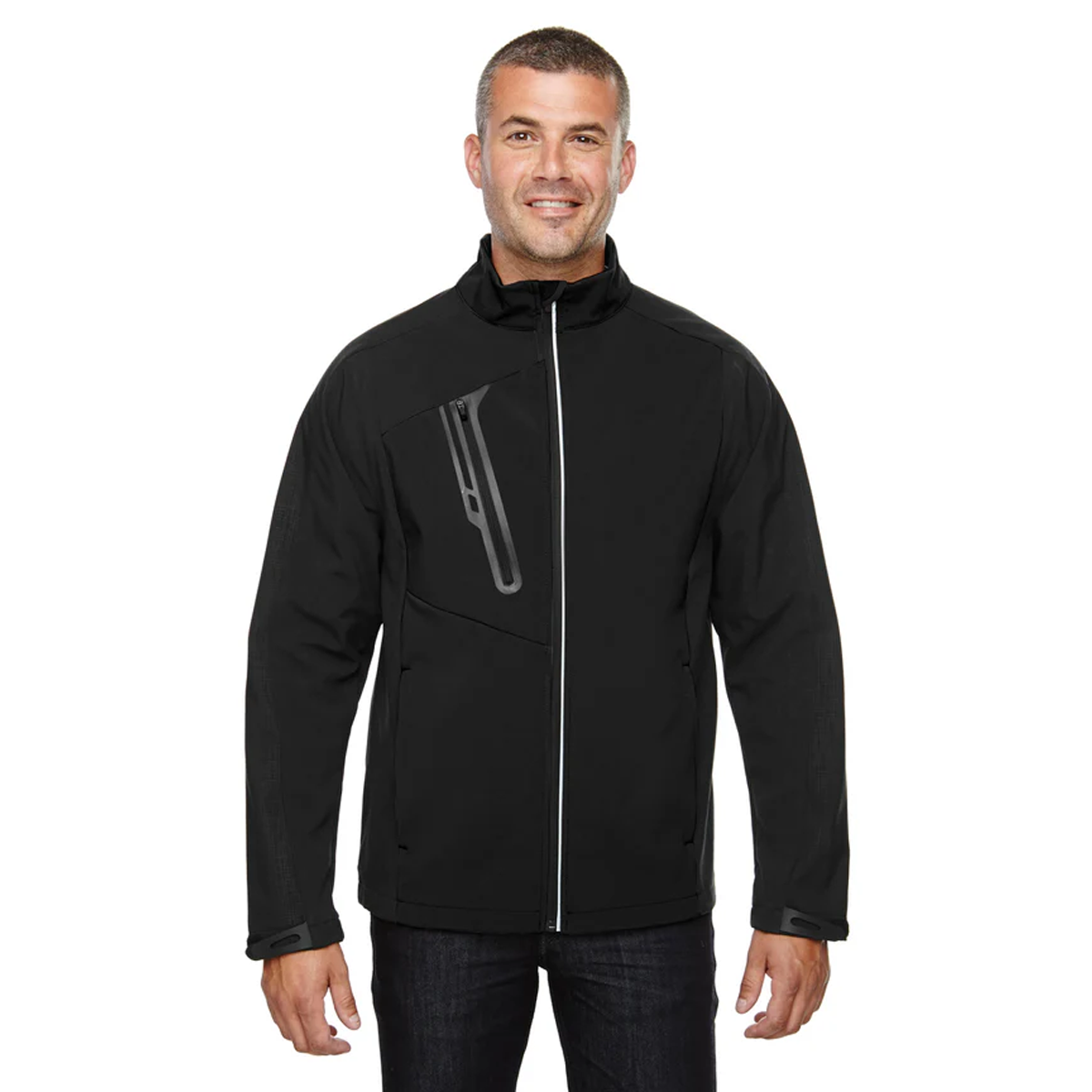 NORTH END MEN'S TERRAIN COLORBLOCK SOFTSHELL JACKET