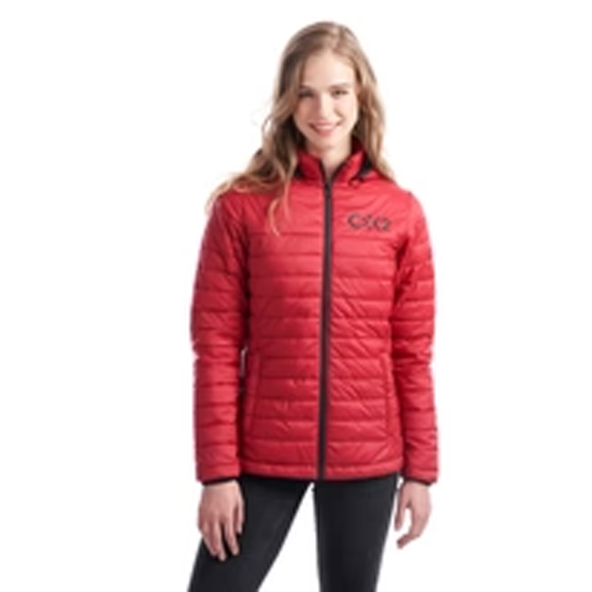 CANADA SPORTSWEAR CANYON LADIES PUFFY JACKET WITH DETACHABLE HOOD
