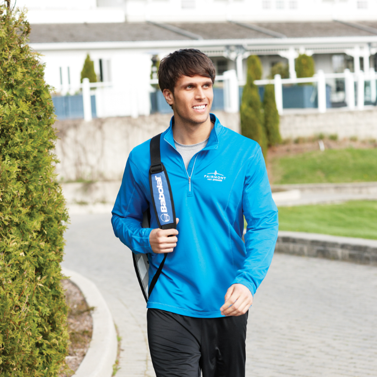 ELEVATE MEN'S CALTECH KNIT QUARTER-ZIP