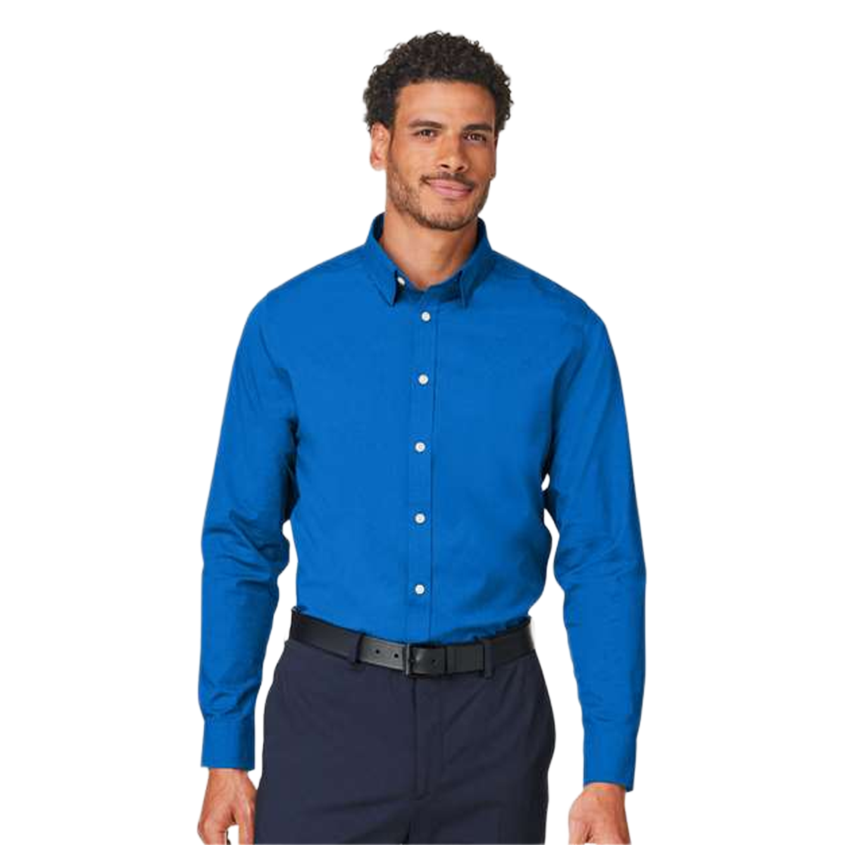 DEVON & JONES MEN'S CROWNLUX PERFORMANCE SPENCER POPLIN DRESS SHIRT