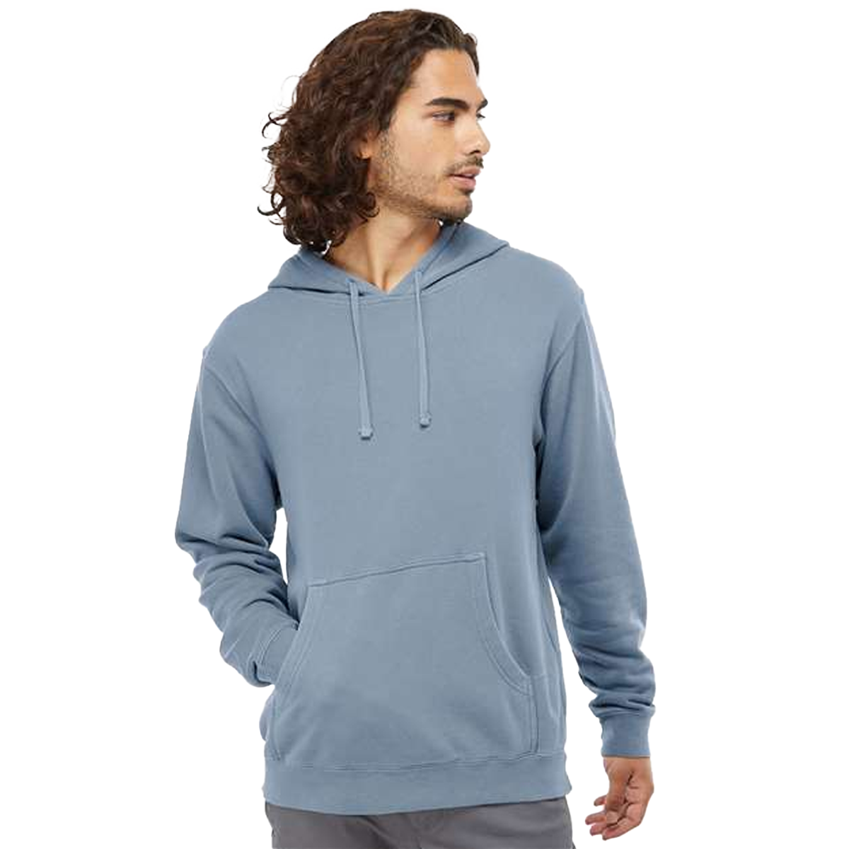 INDEPENDENT TRADING CO. ADULT MIDWEIGHT PIGMENT-DYED HOODIE