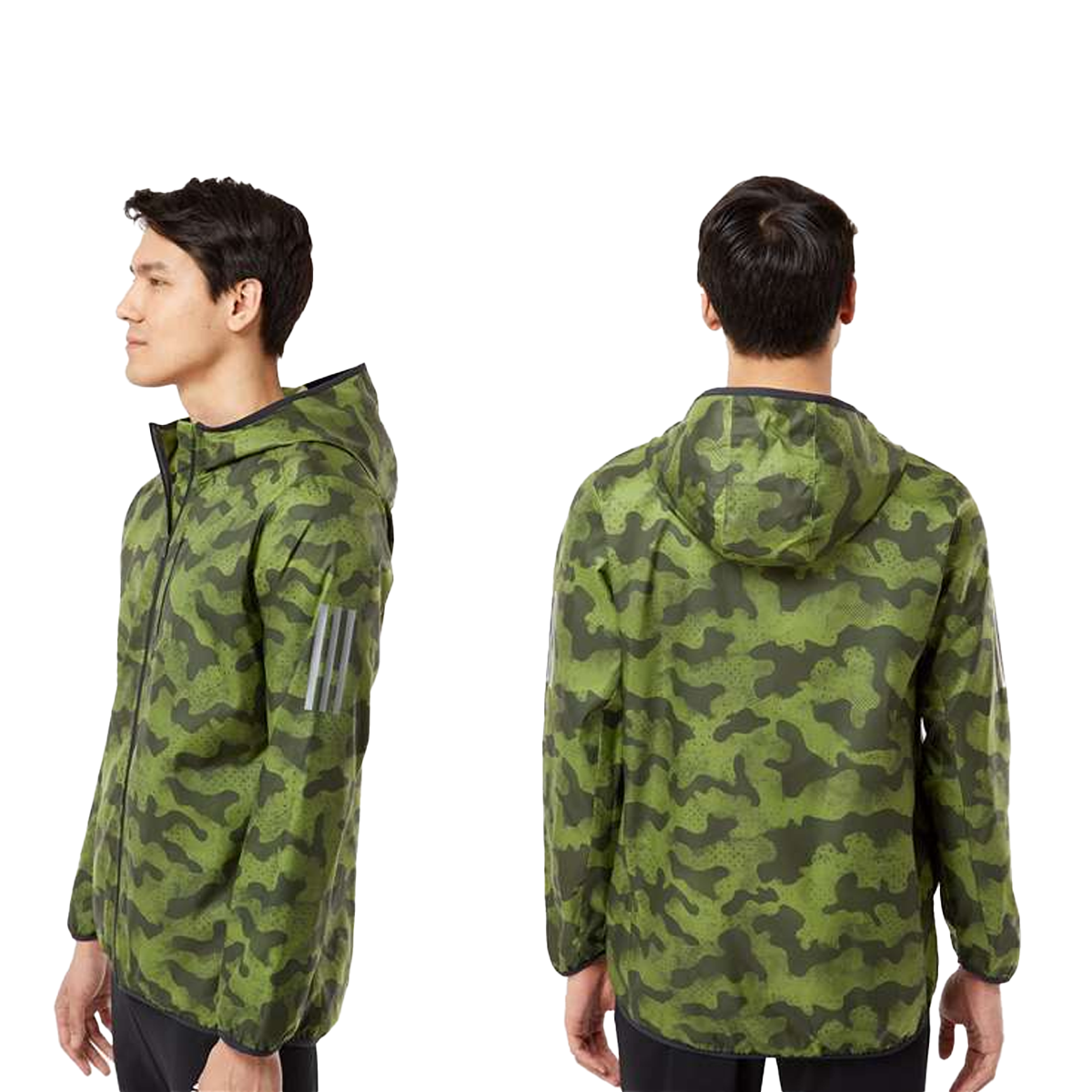 ADIDAS ADULT FUL-ZIP WINDBREAKER HOODIE