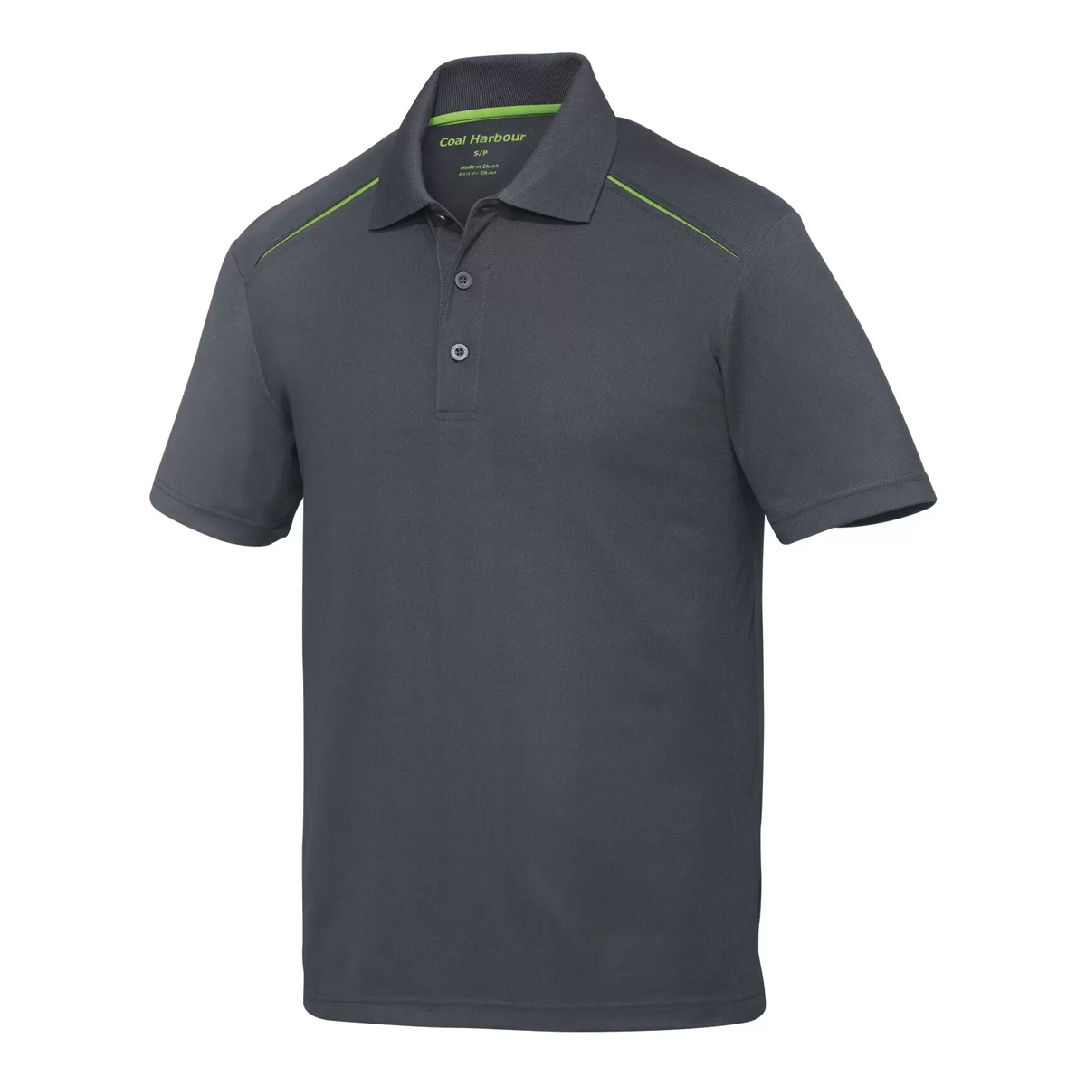 COAL HARBOUR MEN'S SNAG RESISTANT CONTRAST INSET POLO SHIRT