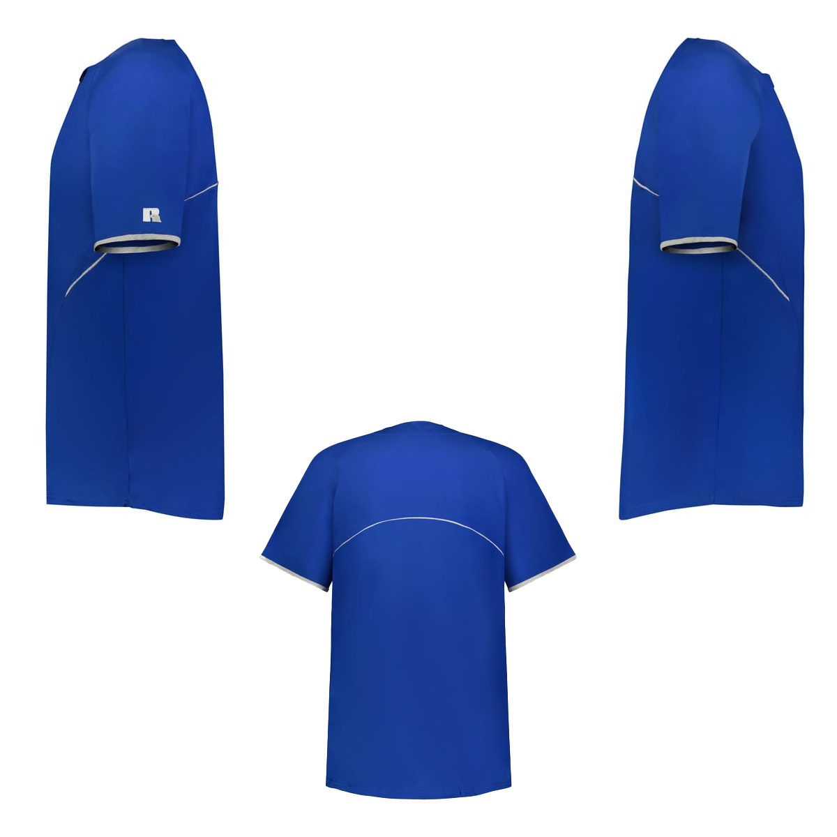 RUSSELL MEN'S SHORT-SLEEVE PULLOVER