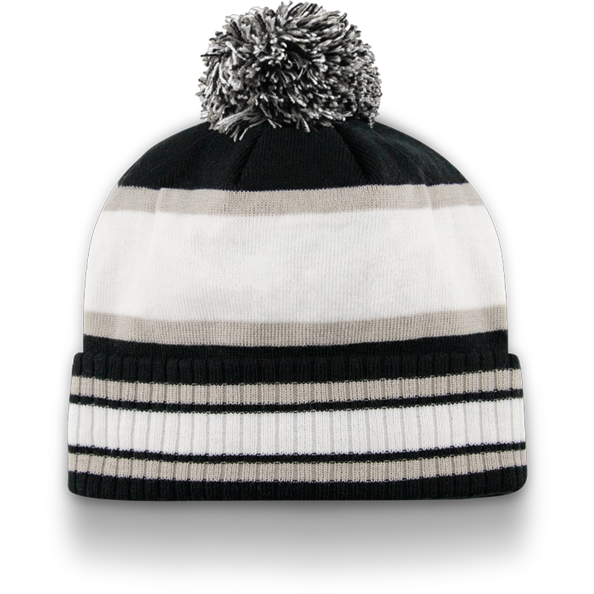DIVISION TRADITIONAL RIBBED CUFF TOQUE WITH POM