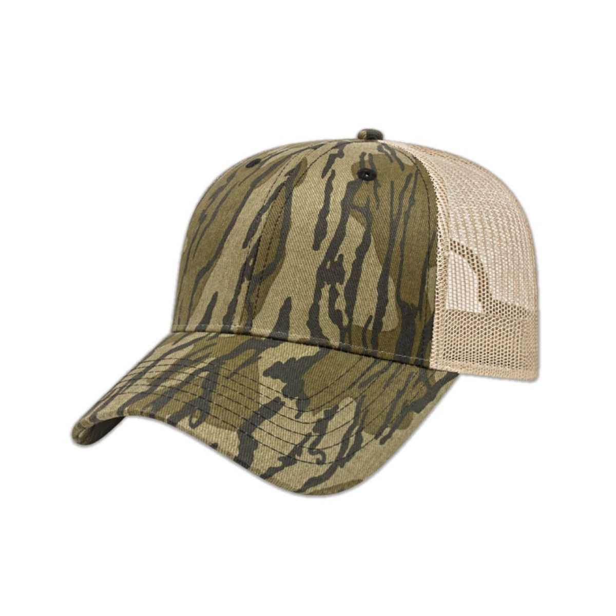 CAP AMERICA SOLID COLOUR MESH BACK CAMO CAP