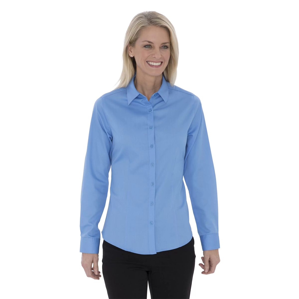 COAL HARBOUR LADIES EVERYDAY LONG SLEEVE WOVEN SHIRT