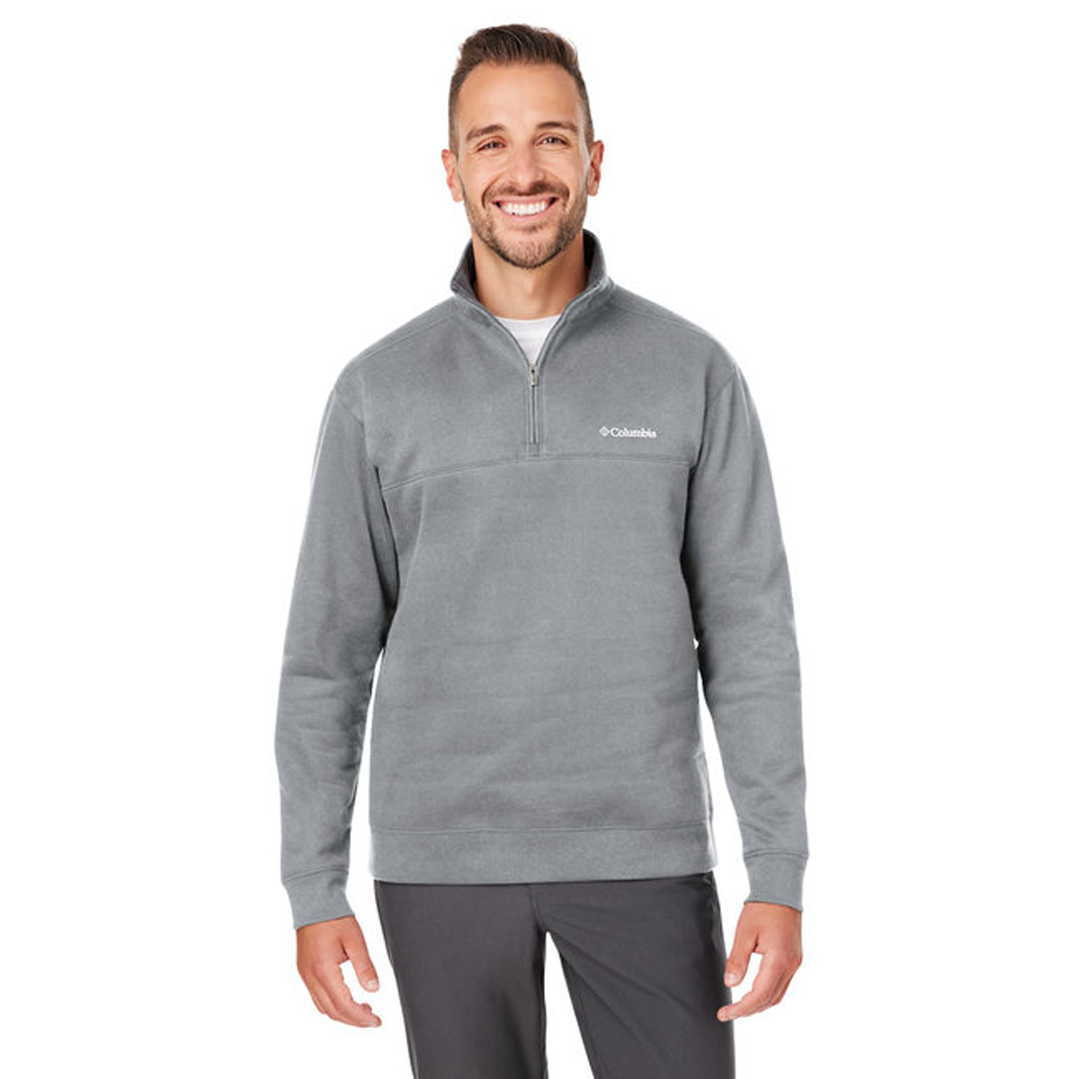COLUMBIA MEN'S HART MOUNTAIN II QUARTER-ZIP SWEATER