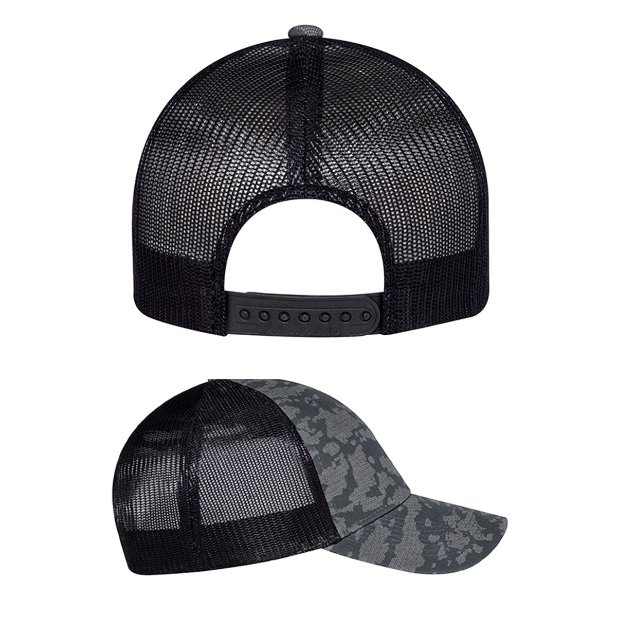 AJM 6-PANEL URBAN CAMO WITH MESH BACK HAT