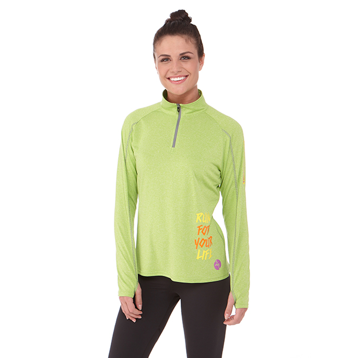ELEVATE LADIES TAZA KNIT QUARTER-ZIP