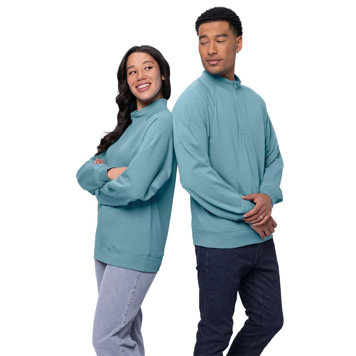 KOI ADULT ELEMENT CVC FRENCH TERRY 1/4 ZIP