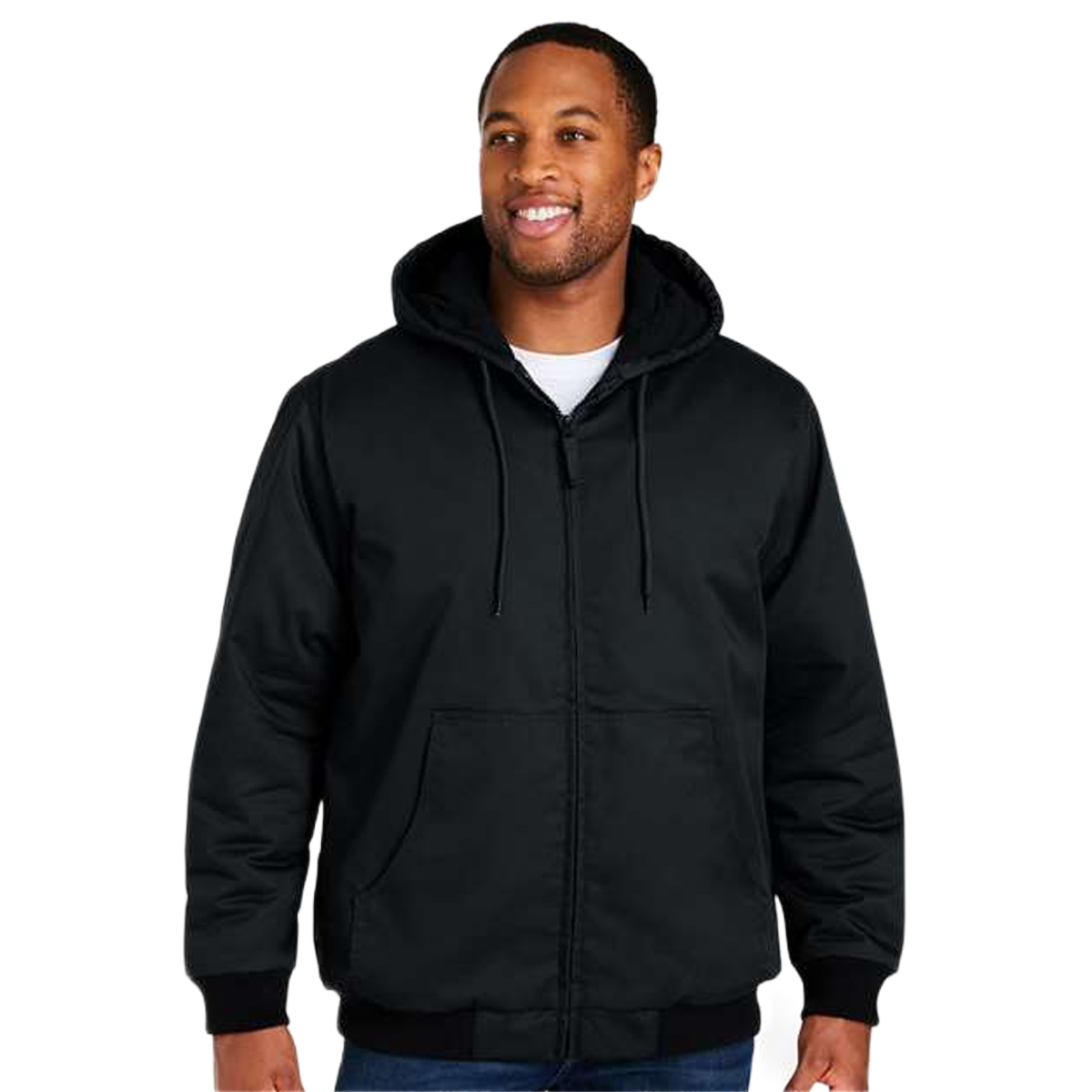 HARRITON ADULT CLIMABLOC HEAVYWEIGHT HOODED FULL-ZIP JACKET