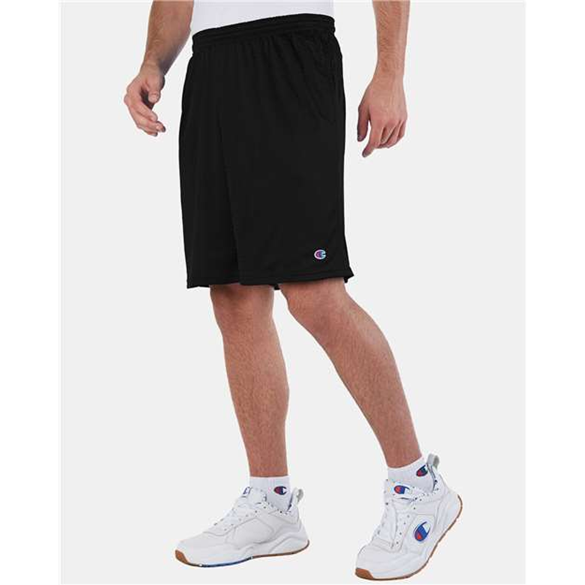 CHAMPION POLYESTER MESH 9" SHORTS WITH POCKETS