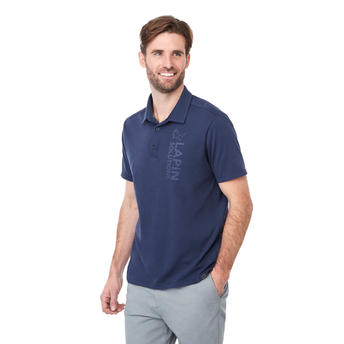 TRIMARK MEN'S SOMOTO ECO SHORT SLEEVE POLO SHIRT