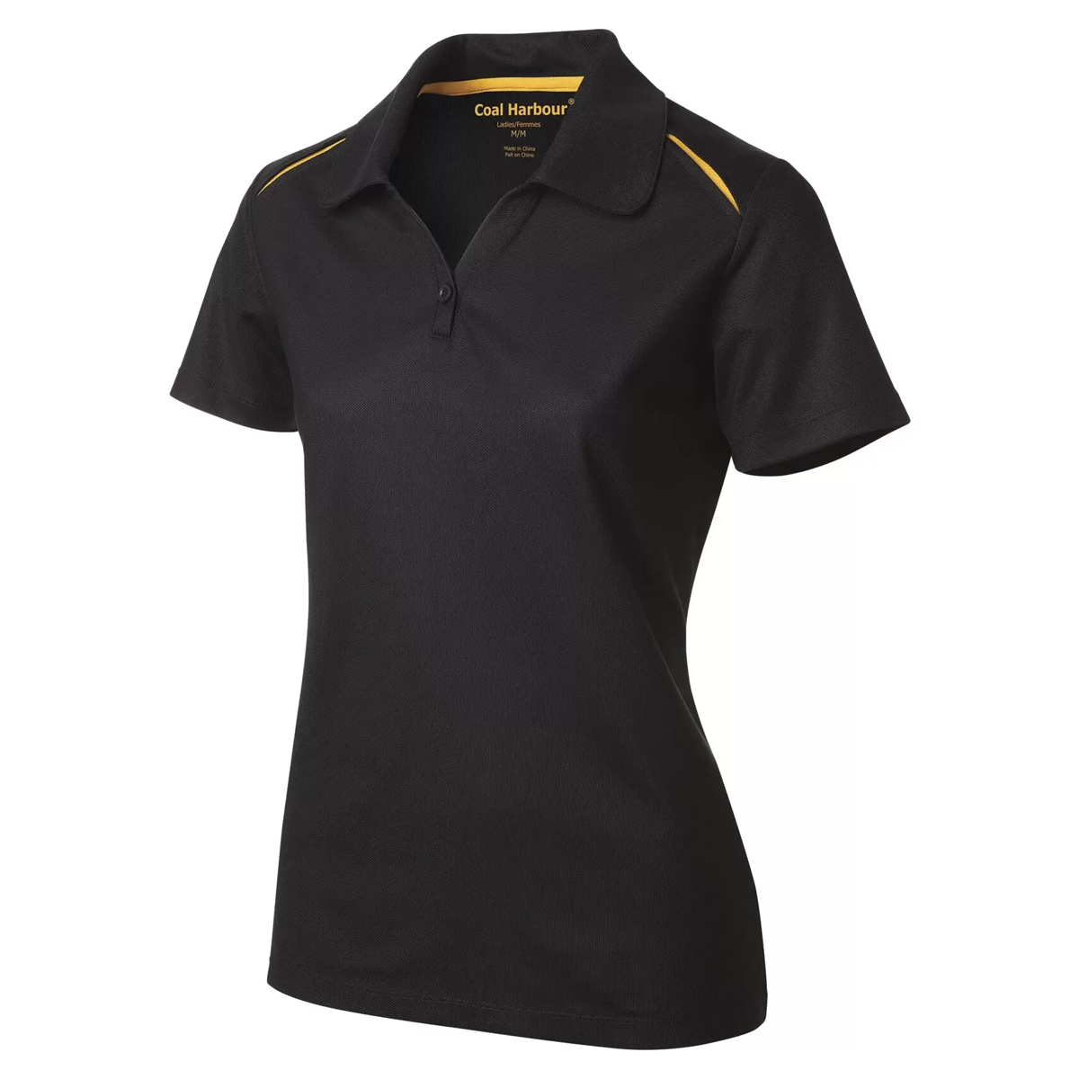 COAL HARBOUR LADIES SNAG RESISTANT CONTRAST INSET POLO SHIRT