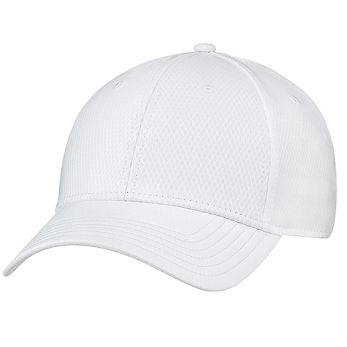 AJM POLY DIAMOND 6-PANEL FITTED HAT