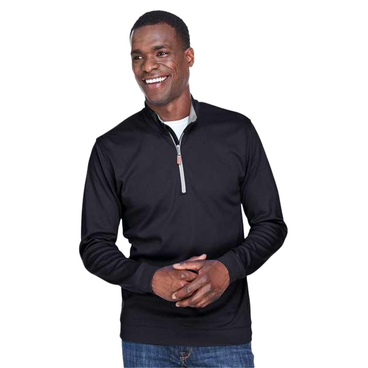 DEVON & JONES MEN'S DRYEC20 PERFORMANCE QUARTER-ZIP PULLOVER