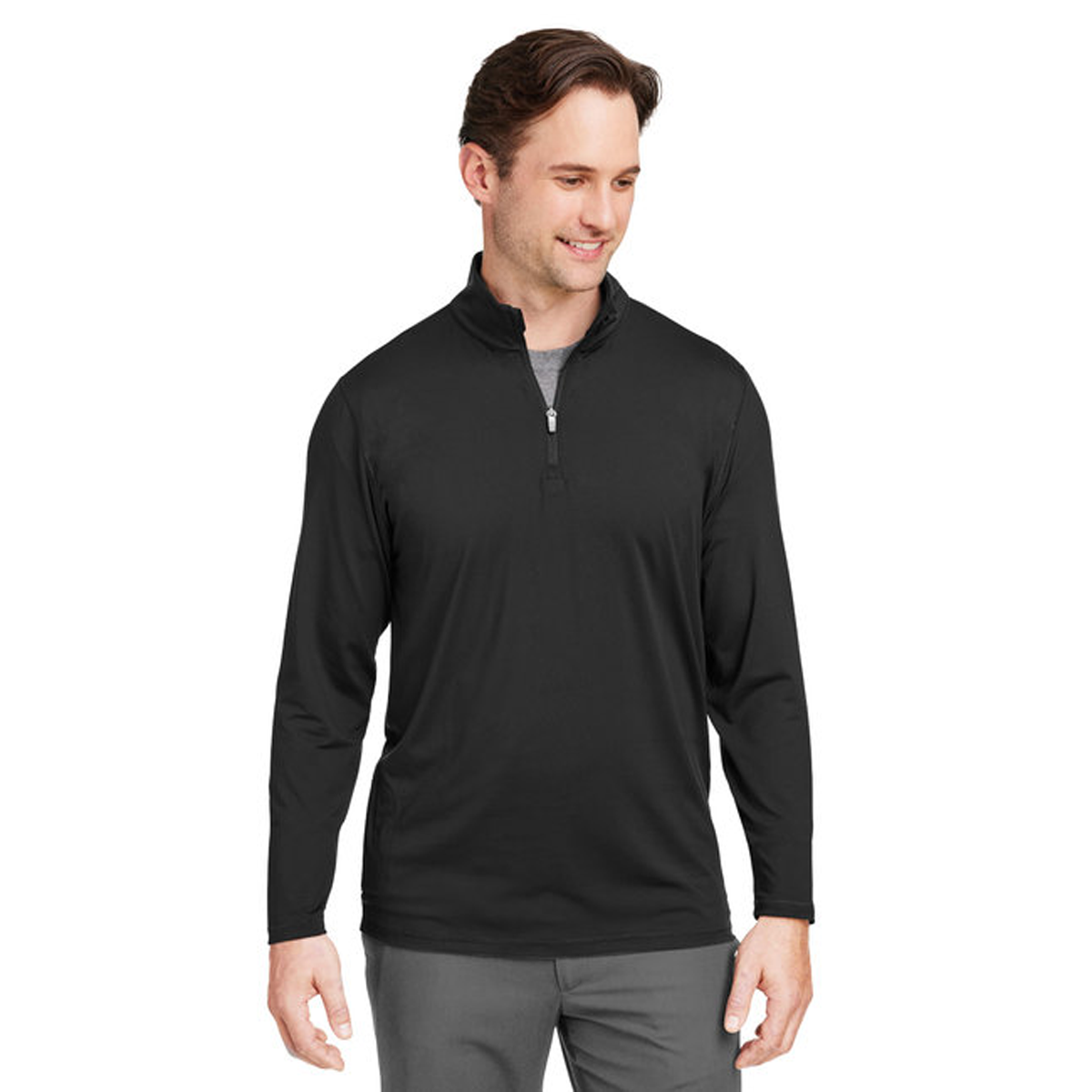 PUMA MEN'S GOLF QUARTER-ZIP SWEATER