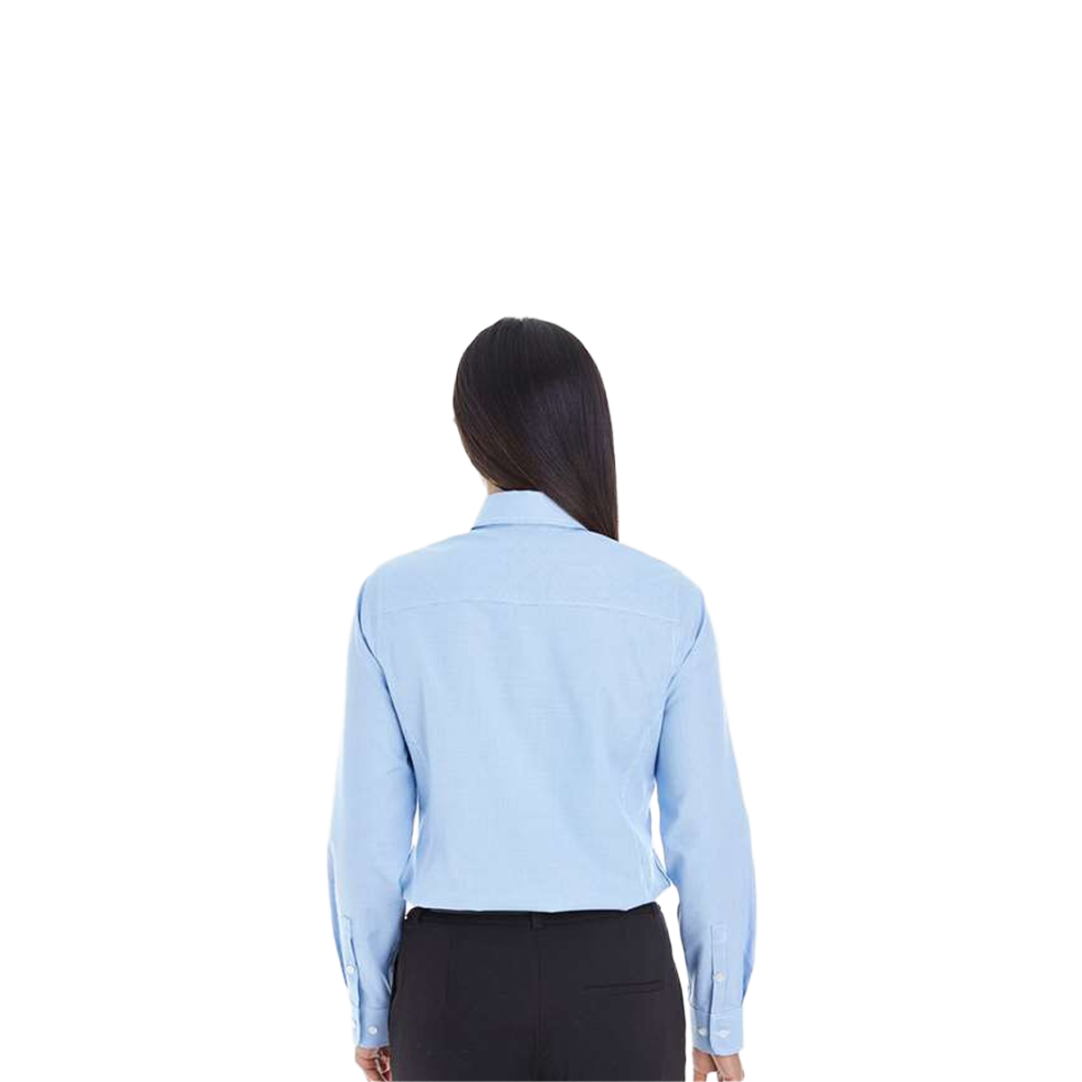 DEVON & JONES LADIES CROWN COLLECTION ROYAL DOBBY WOVEN DRESS SHIRT
