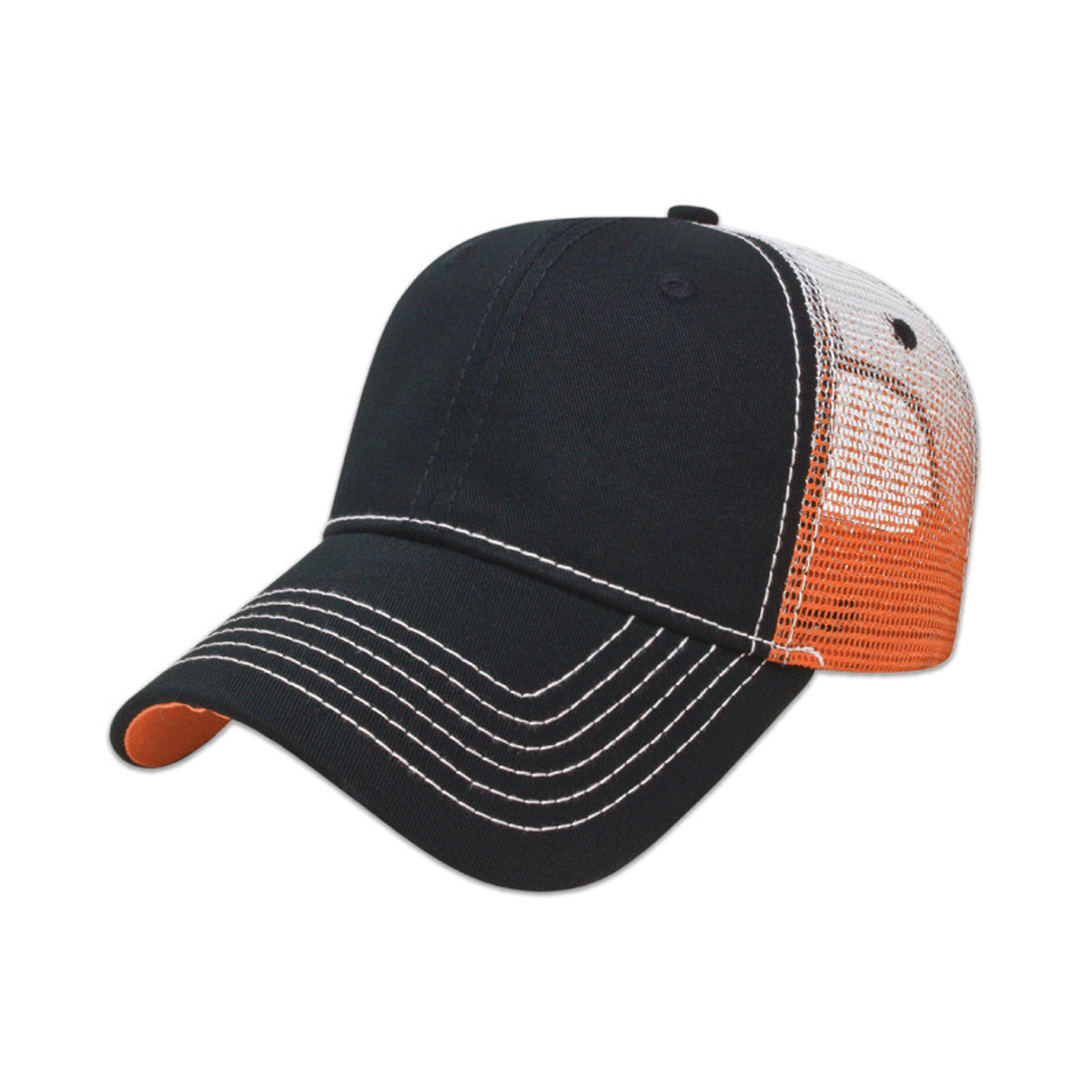 CAP AMERICA GRADIENT SCREEN PRINT MESH SNAPBACK HAT