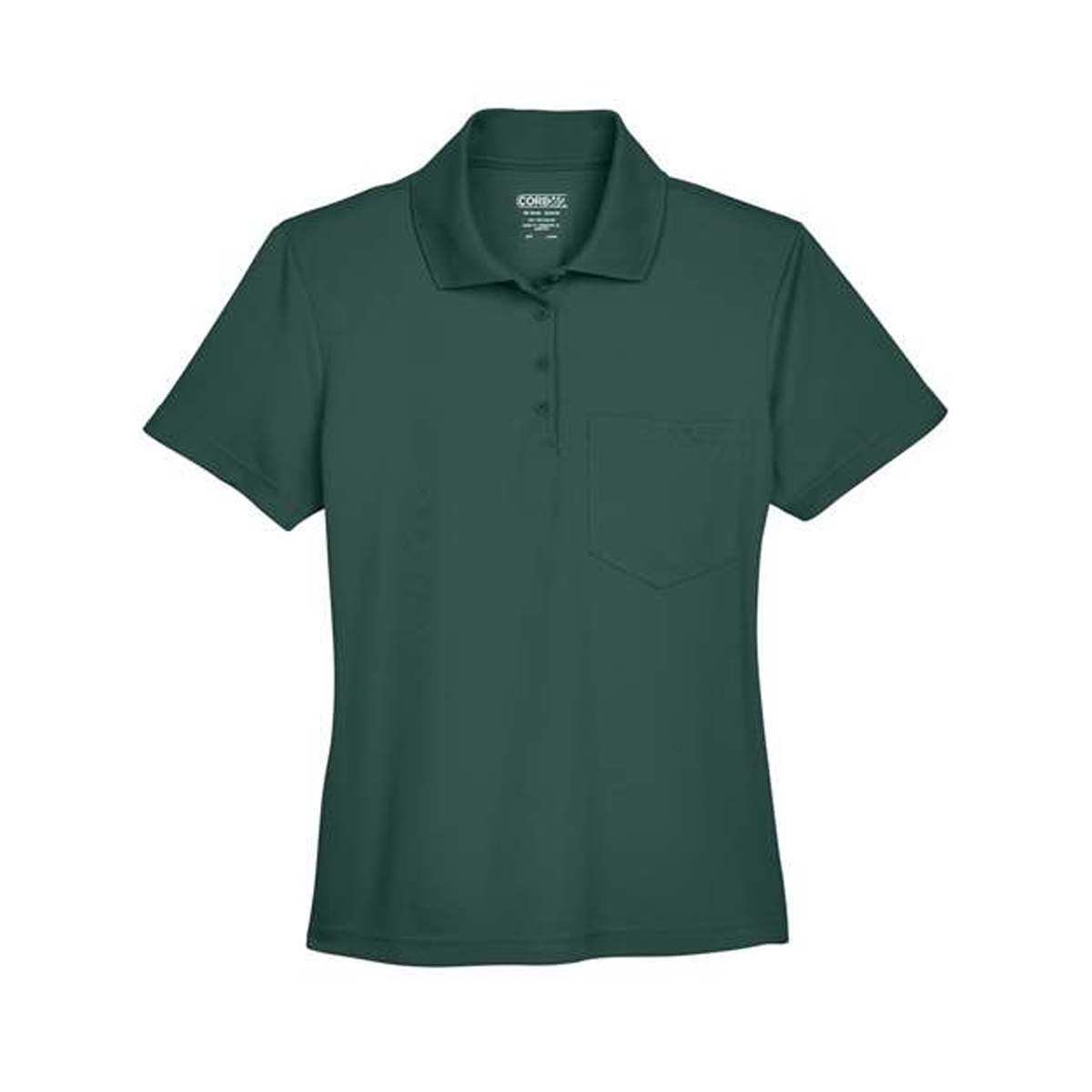 CORE365 LADIES ORIGIN PERFORMANCE PIQUE POLO WITH POCKET