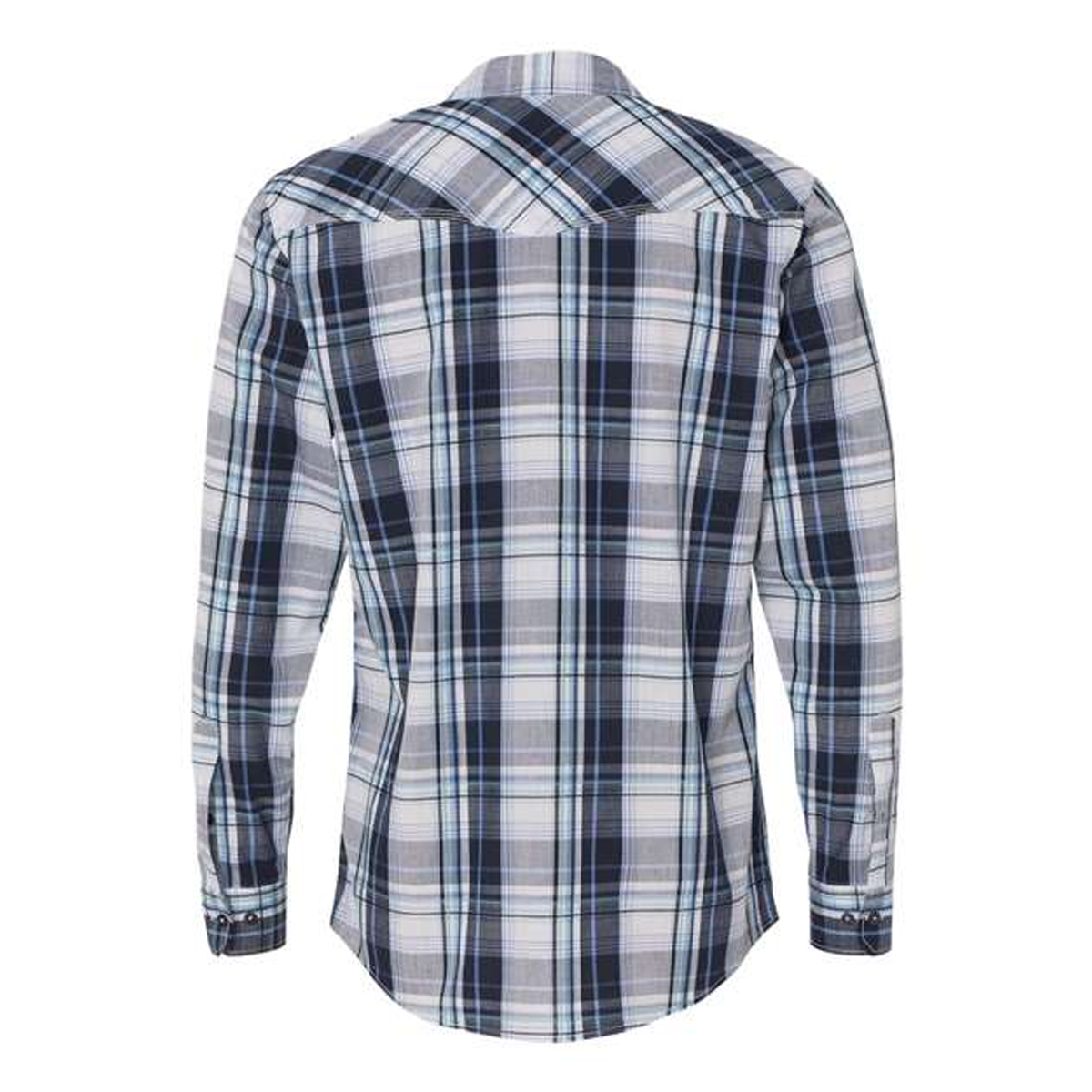 BURNSIDE MEN'S LONG SLEEVE PLAID DRESS SHIRT