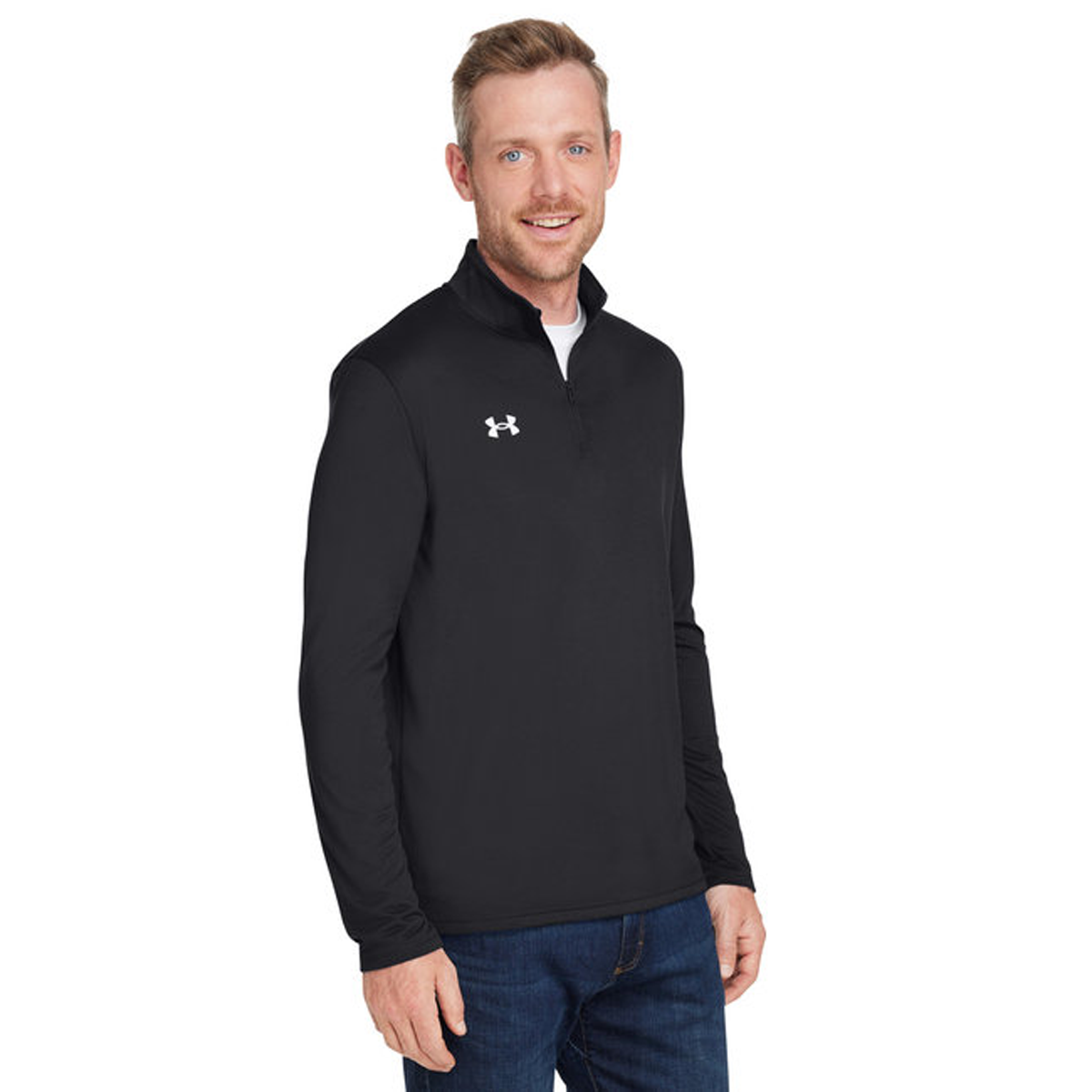 UNDER ARMOUR MEN'S TEAM TECH QUARTER-ZIP