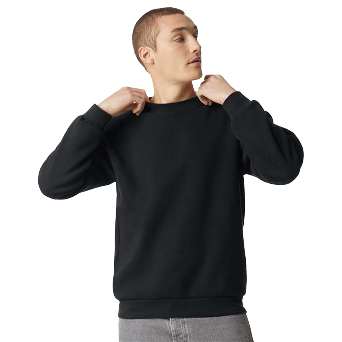 AMERICAN APPAREL ADULT RFLEX FLEECE CREWNECK SWEATSHIRT
