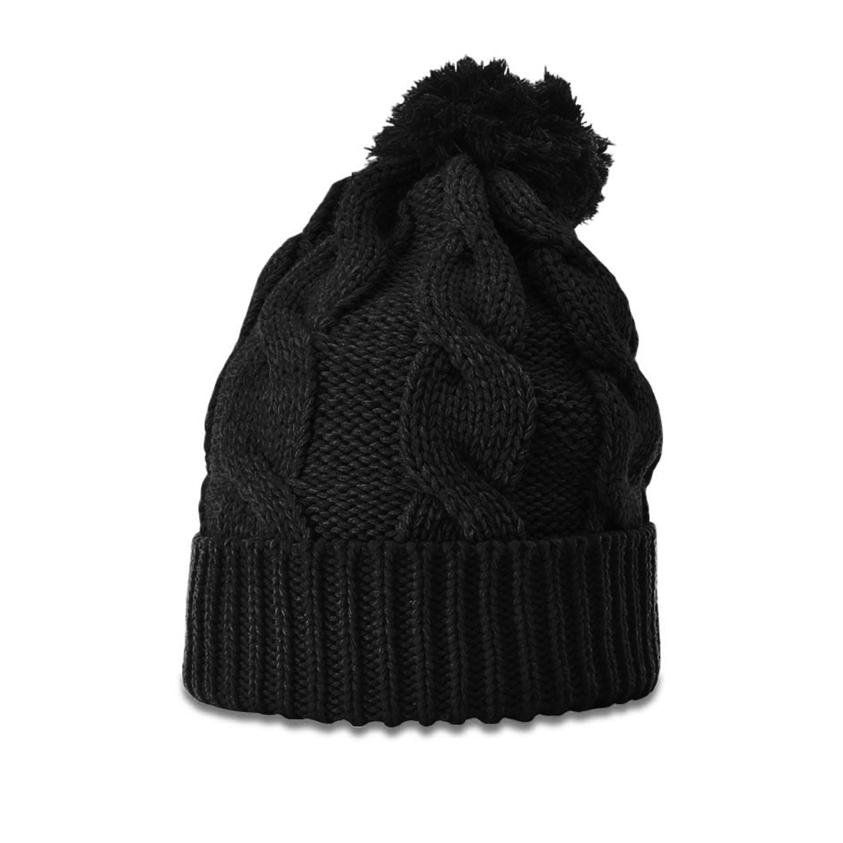 RICHARDSON CHUNK TWIST KNIT BEANIE WITH CUFF AND POM