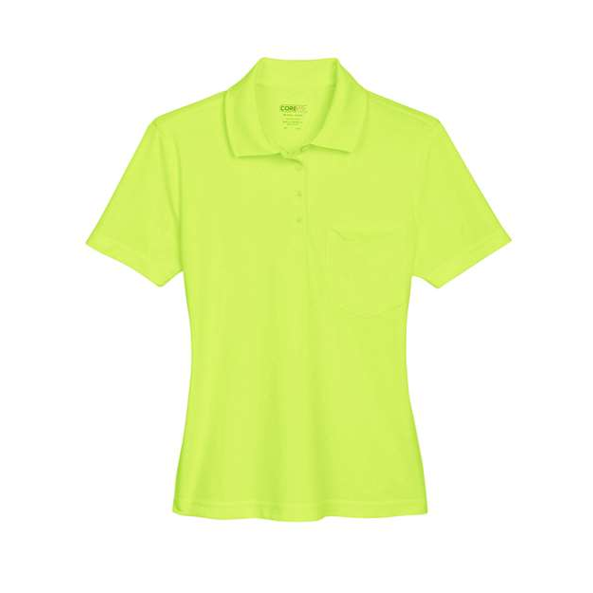 CORE365 LADIES ORIGIN PERFORMANCE PIQUE POLO WITH POCKET
