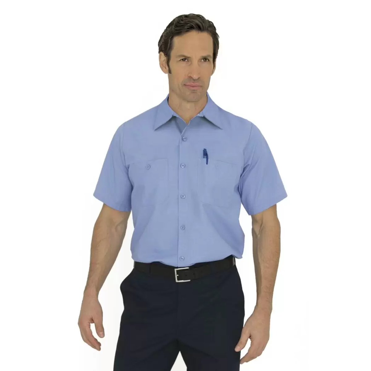 RED KAP MEN'S INDUSTRIAL SHORT SLEEVE WORK SHIRT