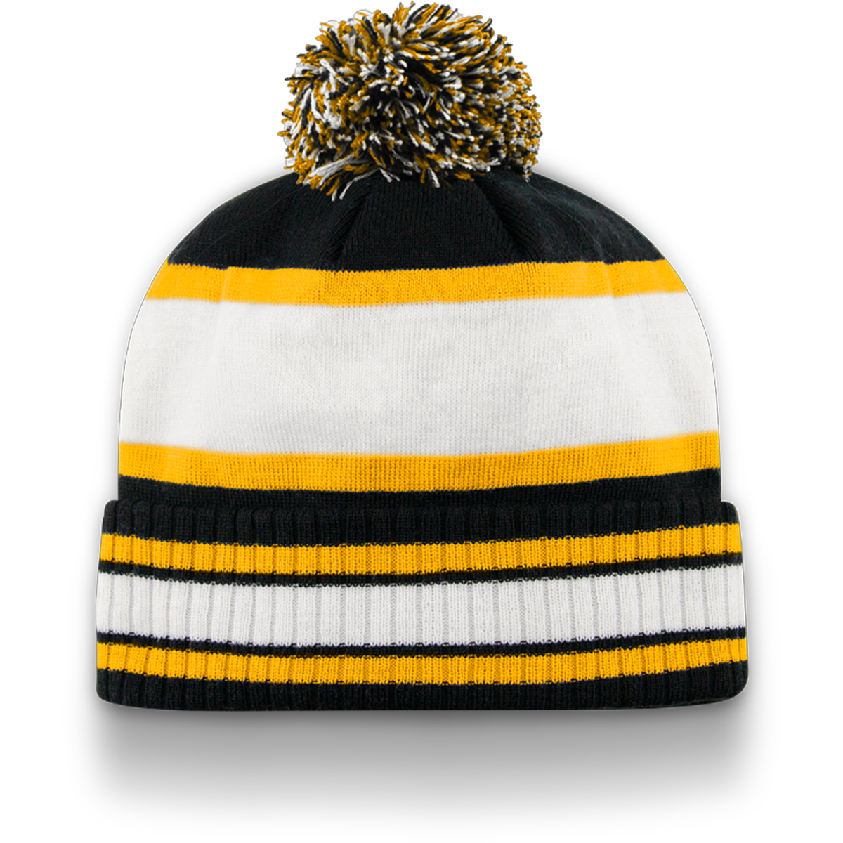 DIVISION TRADITIONAL RIBBED CUFF TOQUE WITH POM