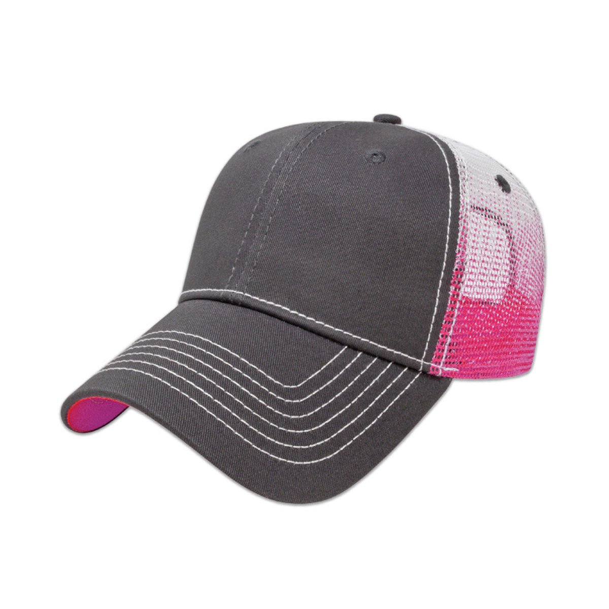 CAP AMERICA GRADIENT SCREEN PRINT MESH SNAPBACK HAT
