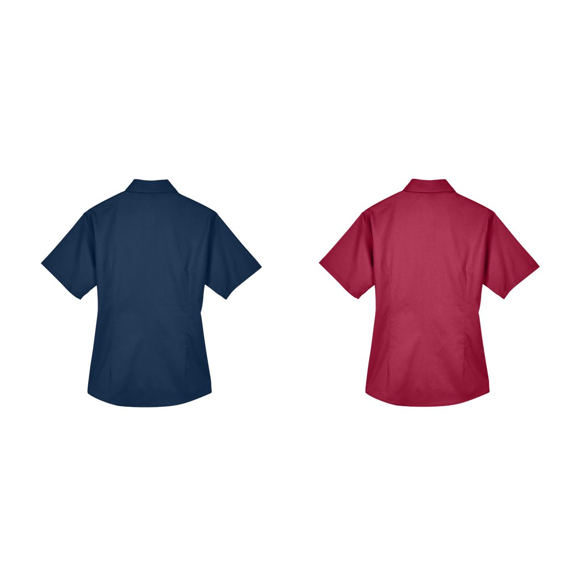 HARRITON LADIES EASY BLEND SHORT SLEEVE TWILL DRESS SHIRT WITH STAIN RELEASE