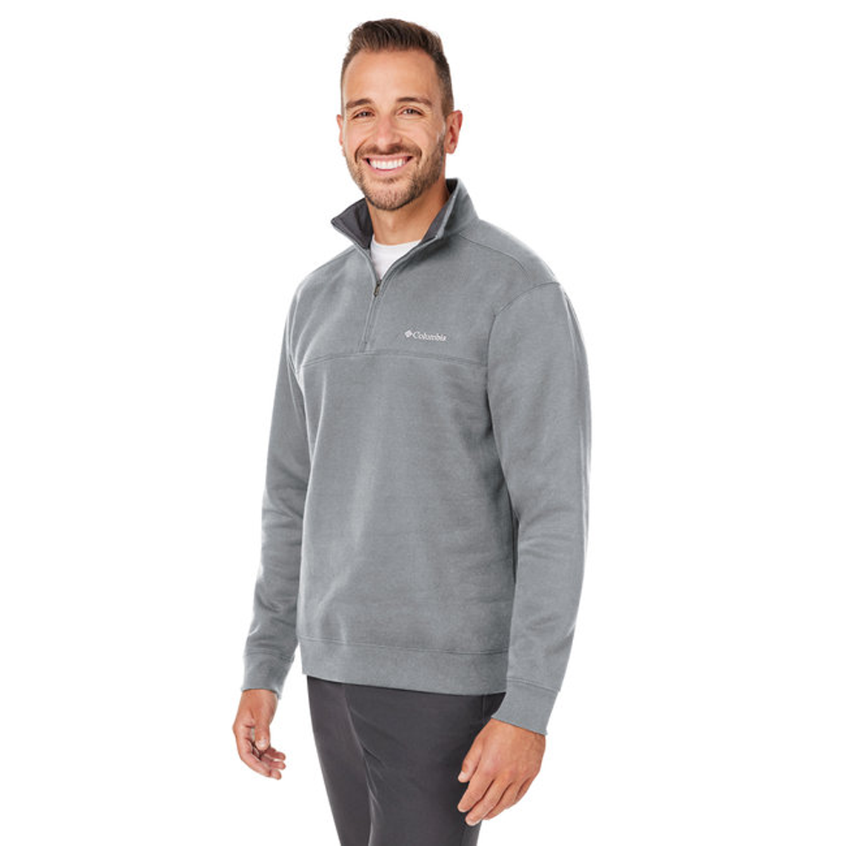 COLUMBIA MEN'S HART MOUNTAIN II QUARTER-ZIP SWEATER