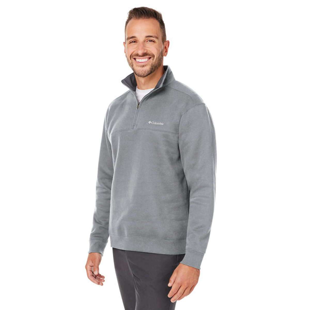 COLUMBIA MEN'S HART MOUNTAIN QUARTER-ZIP SWEATER