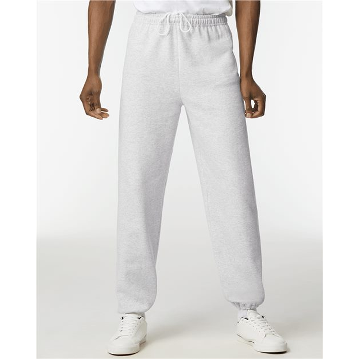 GILDAN ADULT NO POCKET SWEATPANTS WITH ELASTIC CUFFS