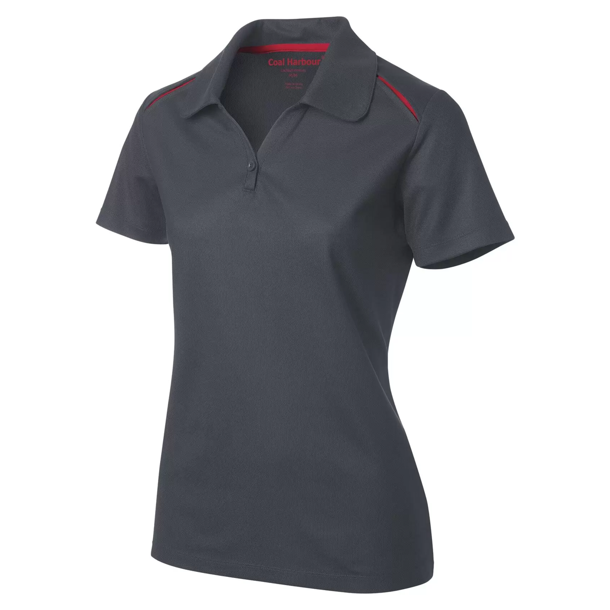 COAL HARBOUR LADIES SNAG RESISTANT CONTRAST INSET POLO SHIRT