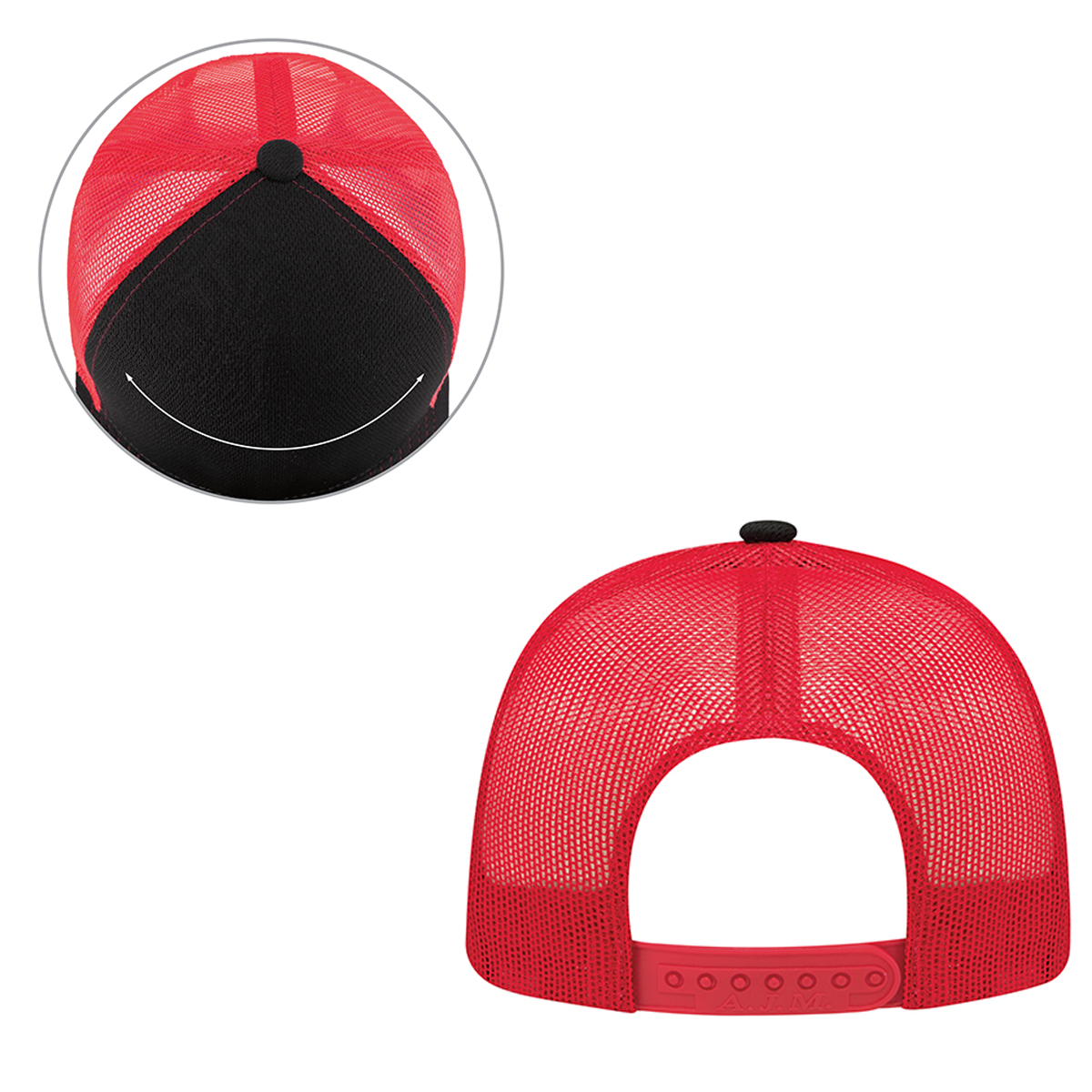 AJM COOLON POLY 5-PANEL ADJUSTABLE HAT