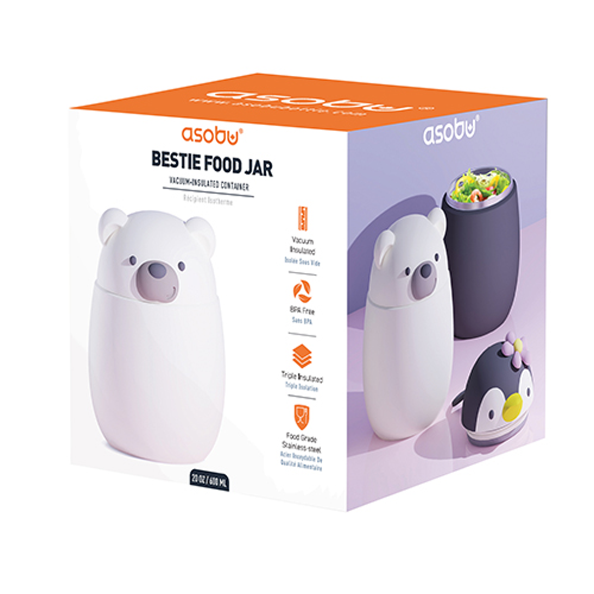 AD N' ART ASOBU BESTIE FOOD CONTAINER