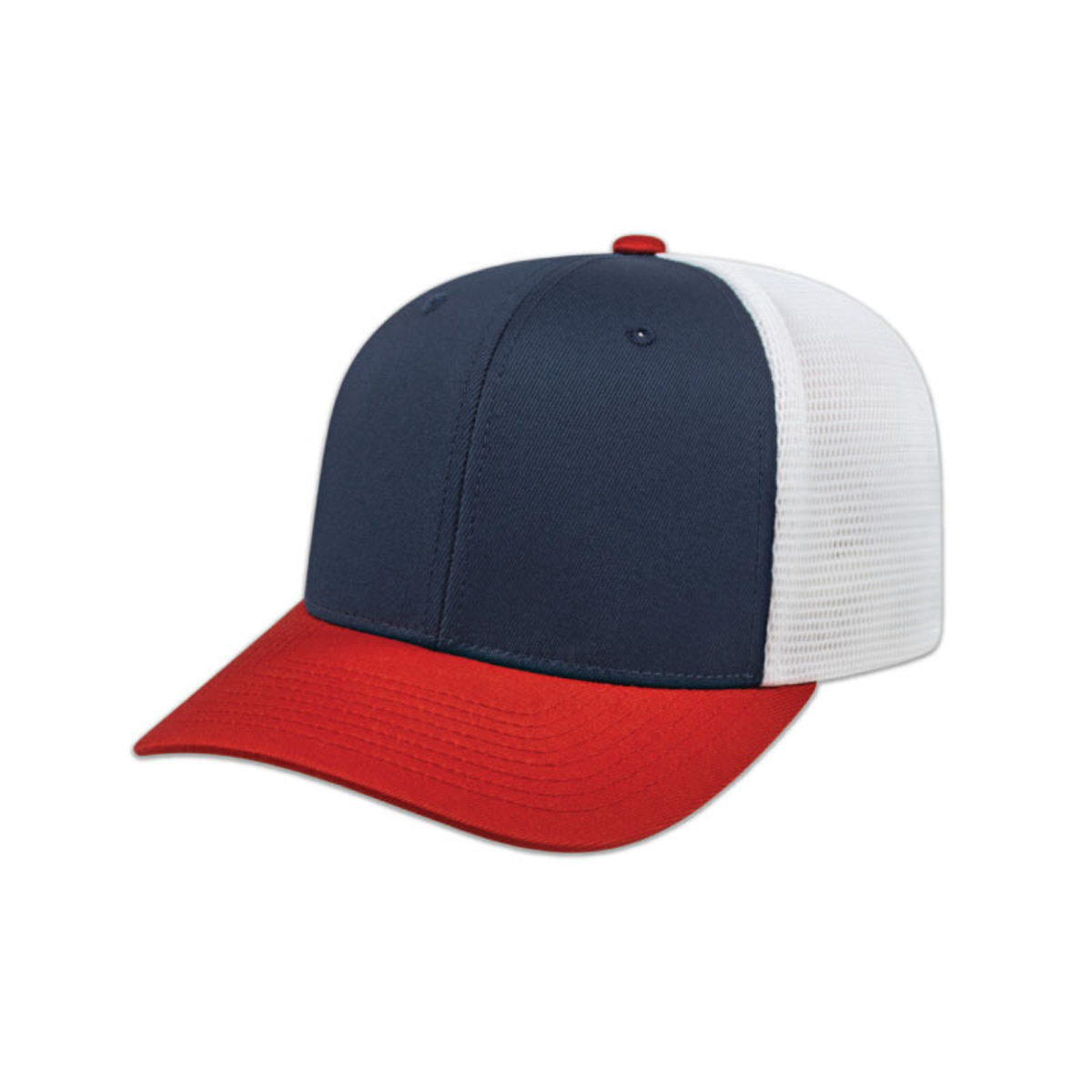 CAP AMERICA FLEXFIT TRUCKER MESH BACK CAP