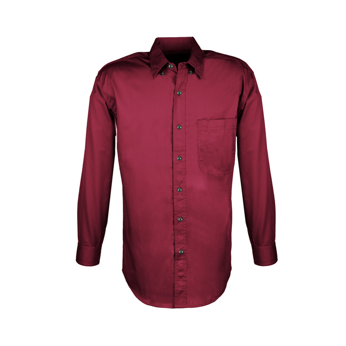 TEXX CANADA MEN'S LONG SLEEVE EASY CARE COTTON BLEND DRESS SHIRT