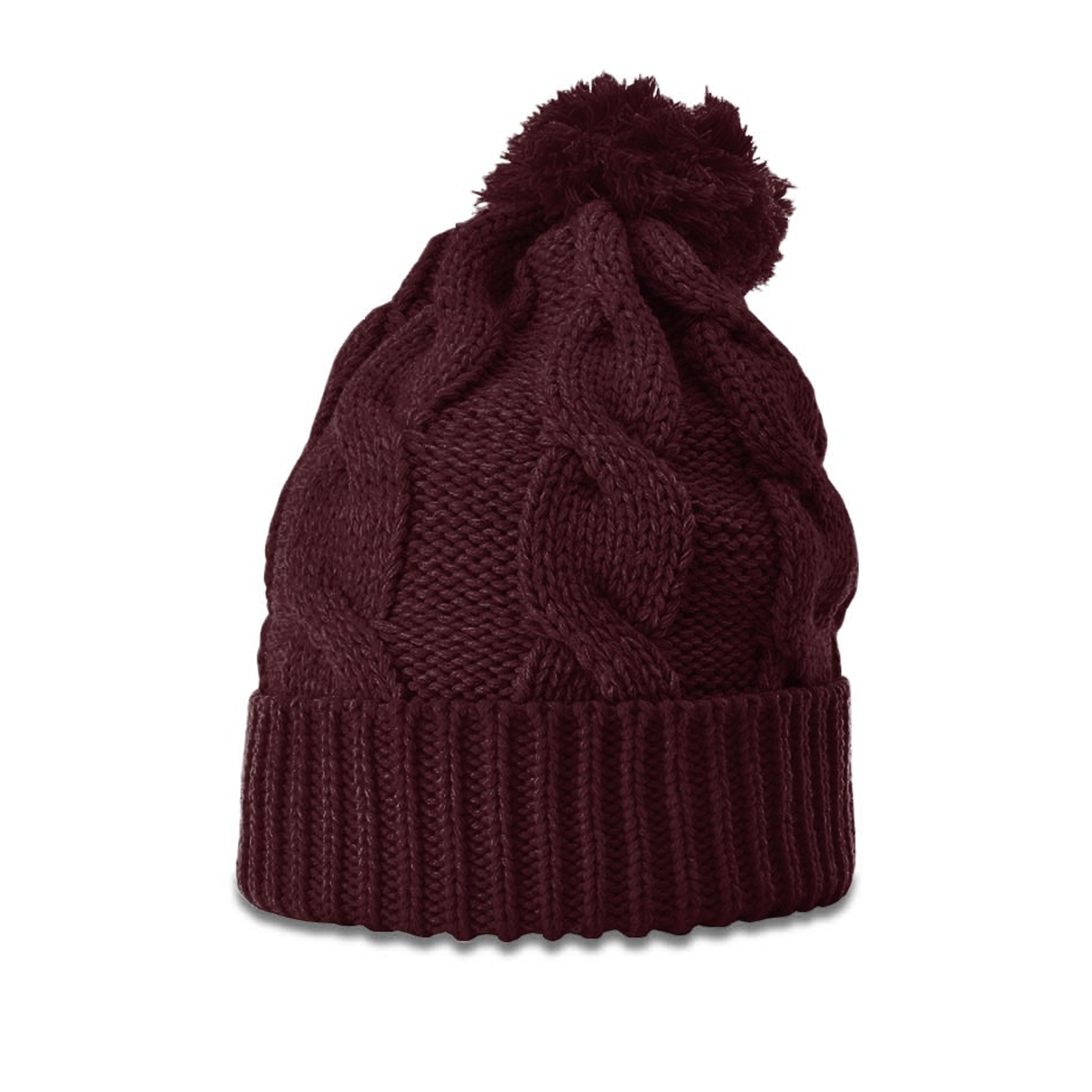 RICHARDSON CHUNK TWIST KNIT BEANIE WITH CUFF AND POM