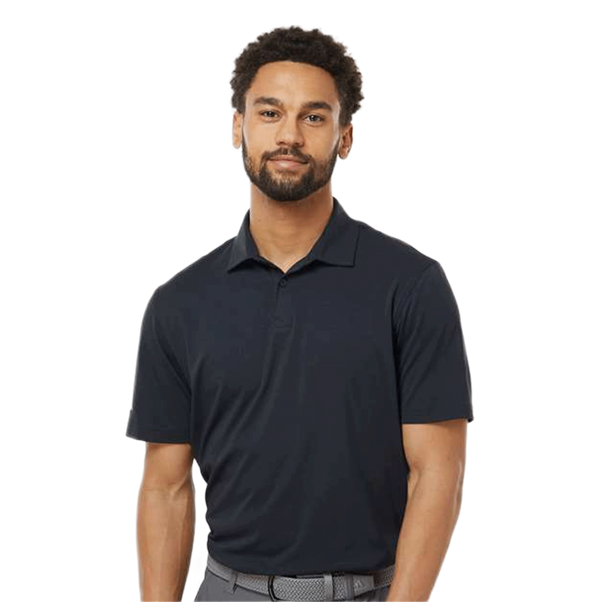 ADIDAS MEN'S BLENDED POLO