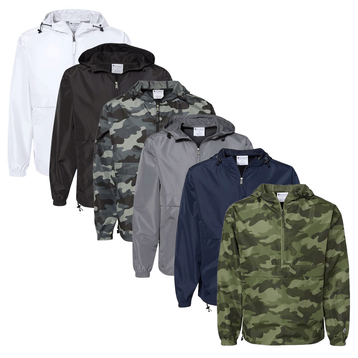 CHAMPION MEN'S PACKABLE ANORAK JACKET